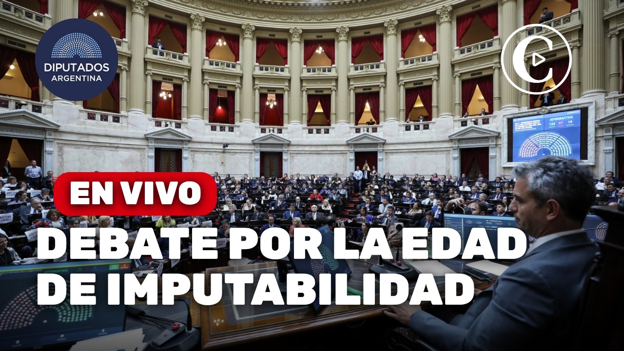 EN VIVO | DIPUTADOS TRATA LA BAJA DE LA EDAD DE IMPUTABILIDAD
