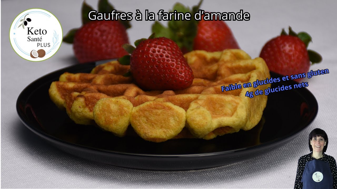 Gaufres keto / cétogène / faible en glucide / sans gluten
