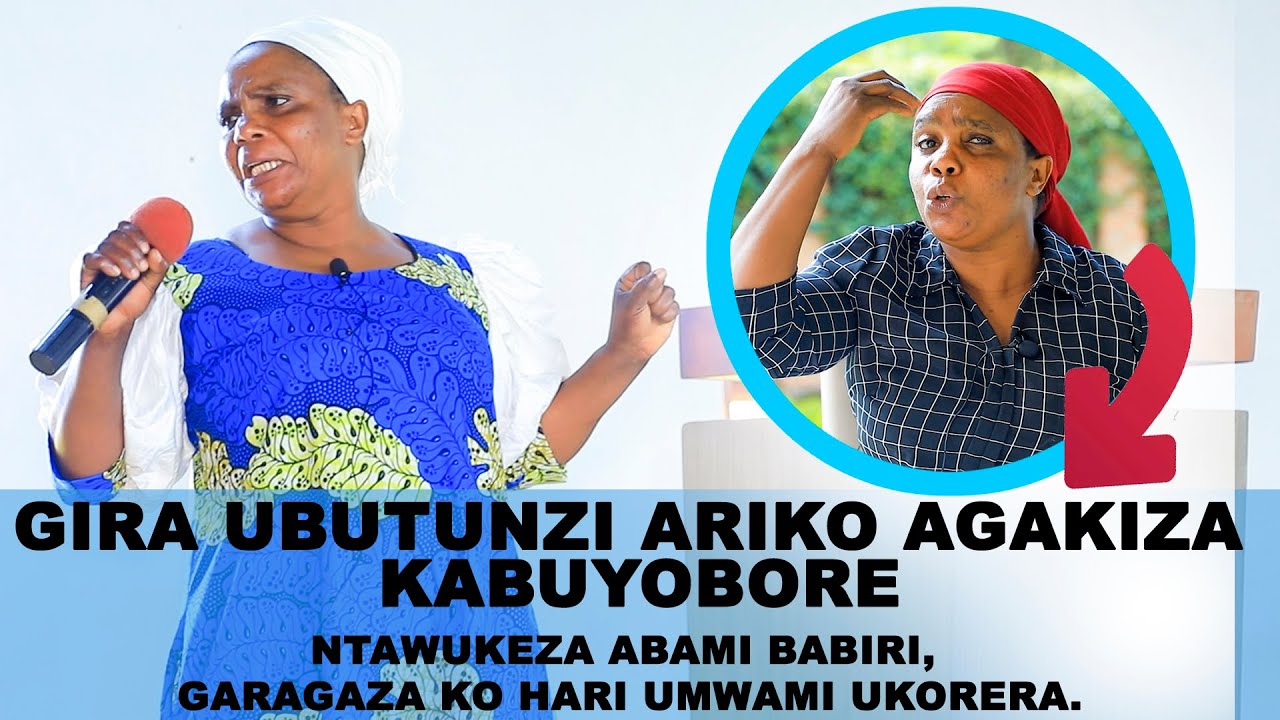 NTAWUKEZA ABAMI BABIRI; AGAKIZA GAKWIRIYE KWICARA HEJURU Y' UBUTUNZI BWAWE, NIKO KUBAHA IMANA