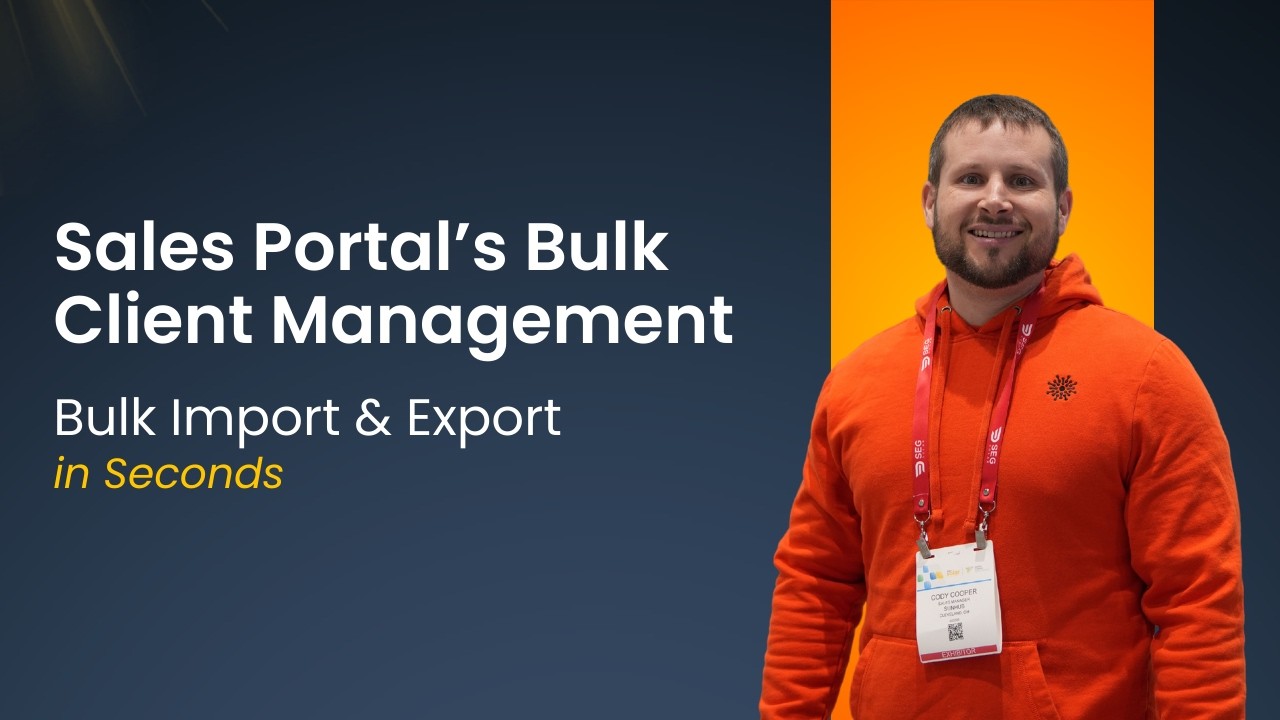 Bulk Import & Export Clients in Sunhub Sales Portal | Manage Client Lists Instantly