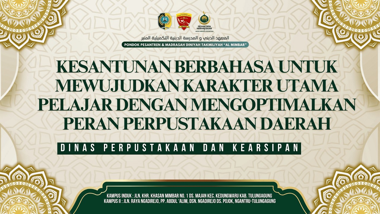 LIVE🔴-Kesantunan  berbahasa untuk mewujudkan karakter utama pelajar dengan optimal