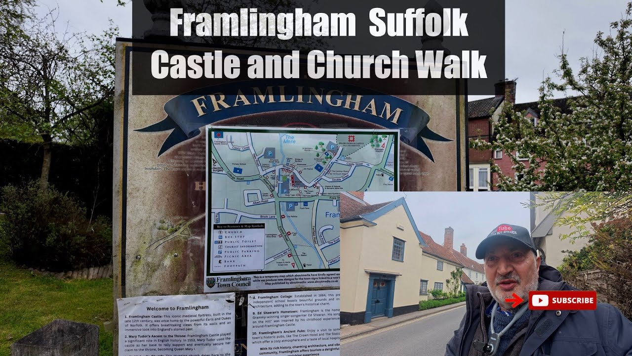 Framlingham  Castle and Church Walk Suffolk