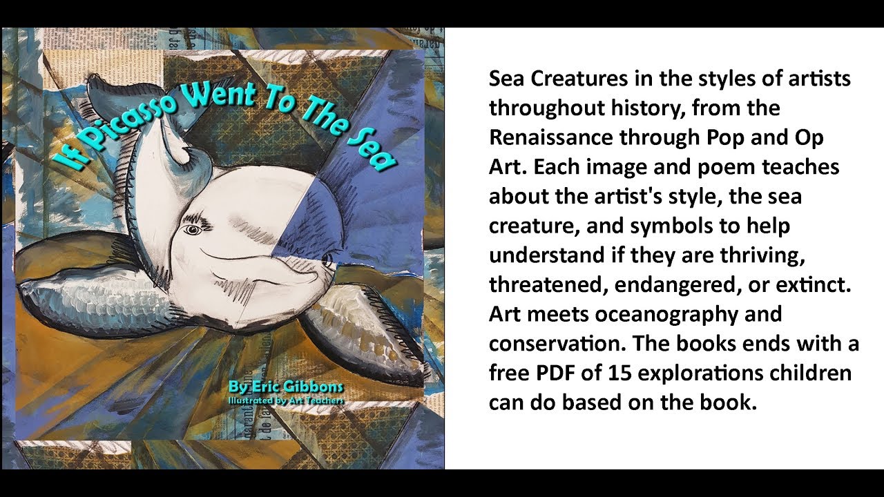 If Picasso Went To The Sea - A Video Flip Through With The Author