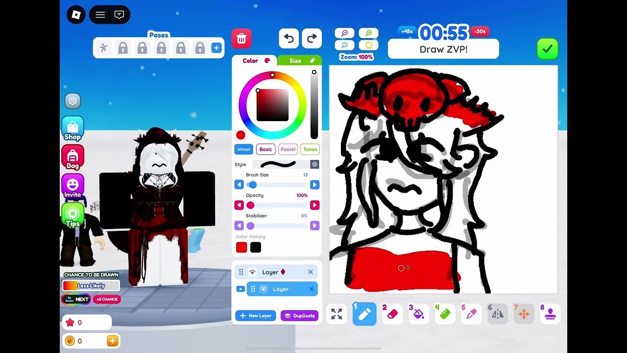 Play draw me with me!!  (Look at desc) 