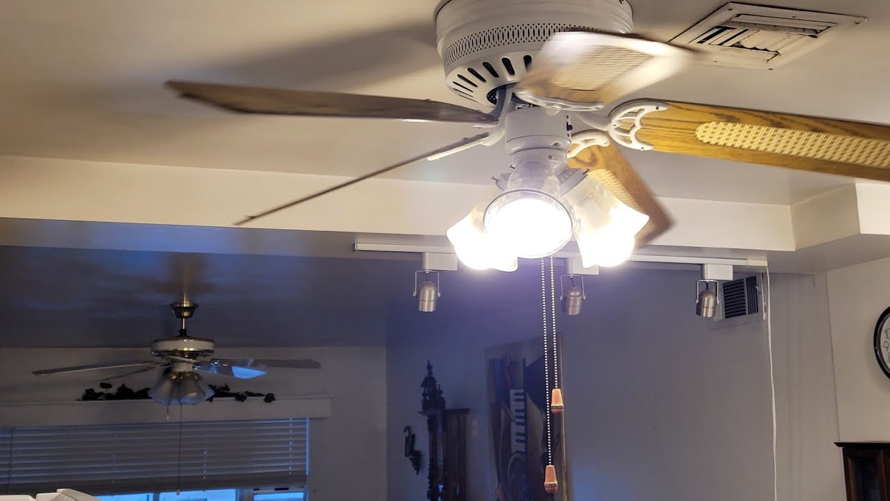 The Ceiling Fans in My Grandparents (old) House Running on All Speeds