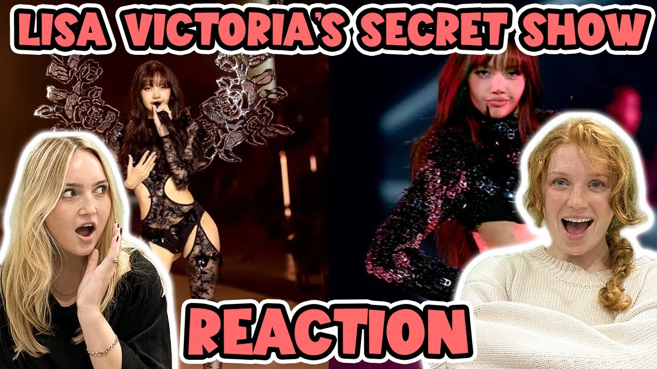 WE WATCH BLACKPINK LISA VICTORIA SECRET PERFORMANCE!