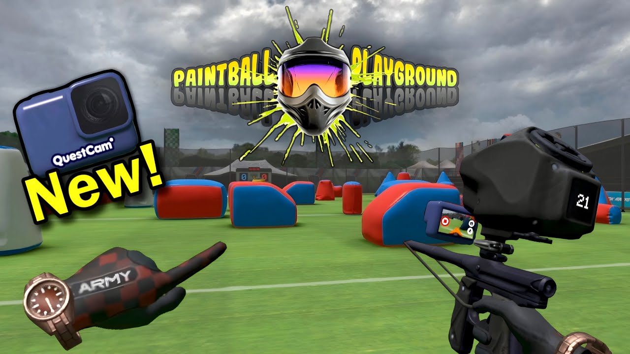 How To Use The New Quest Cam In Paintball Playground VR!