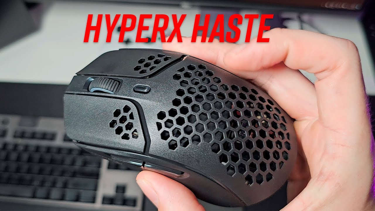 HyperX Pulsefire Haste Wireless - Mouse Leve (61g) e Sem Fio!