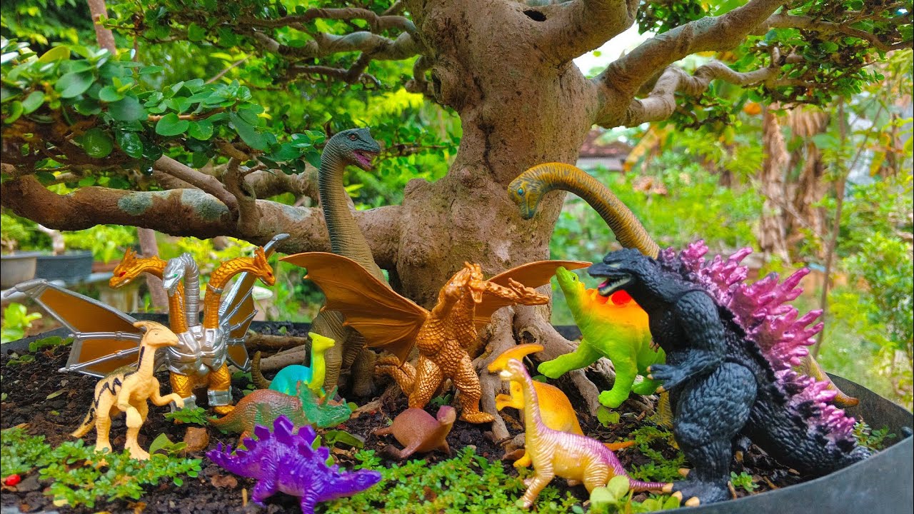 Dinosaurus Jurassic World Dominion: t-rex/ Brachiosaurus/ Brontosaurus/ KingKong/ Godzilla/ Gorilla