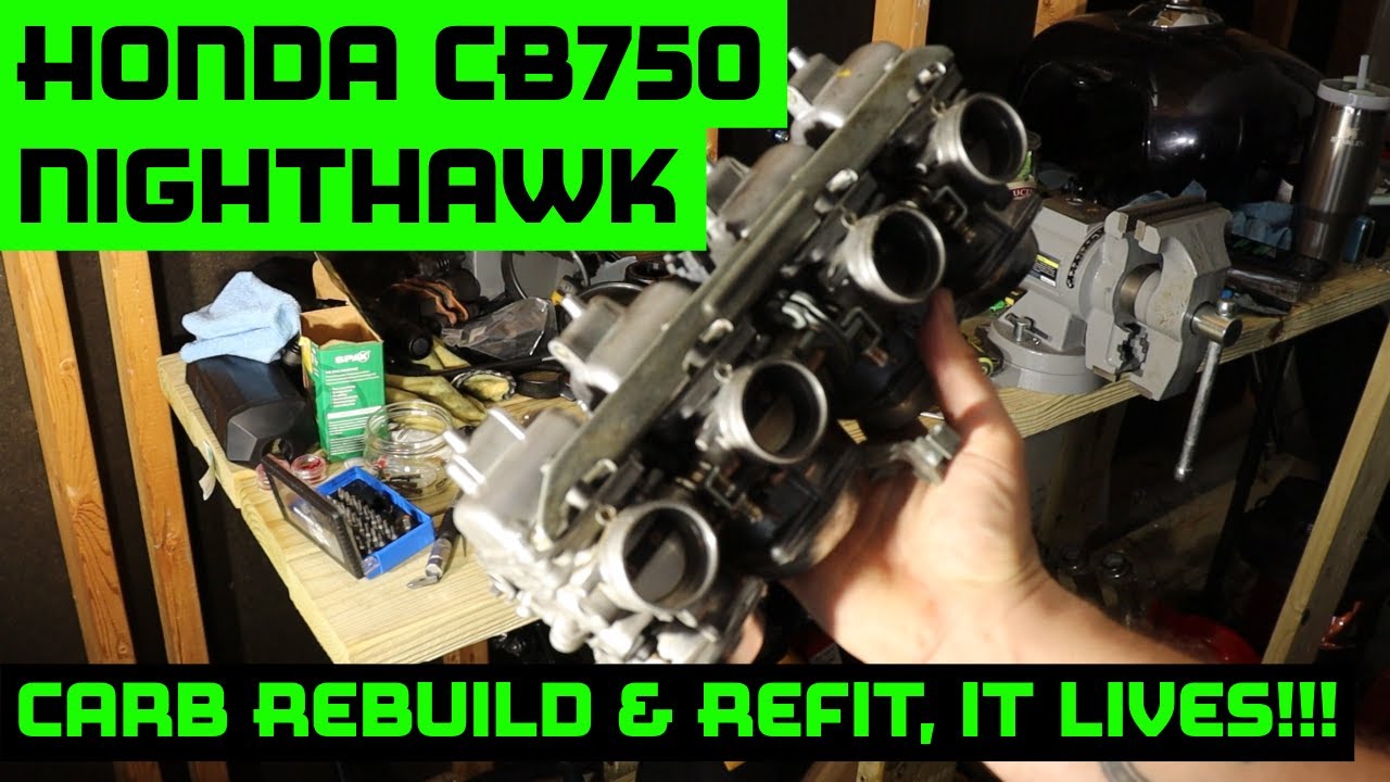 CARB REBUILD Honda CB750 Nighthawk 1997!! It LIVES!!