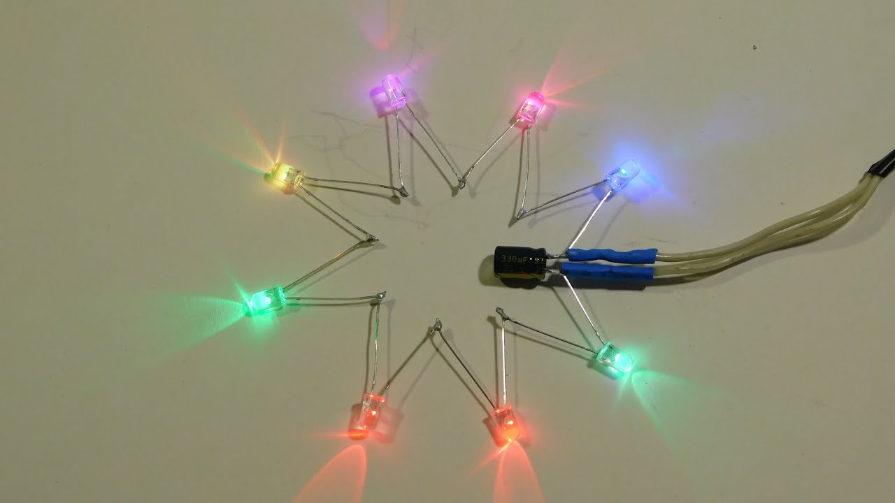 Новогодняя мерцающая звезда своими руками. New Year 's Eve flickering star with his hands.