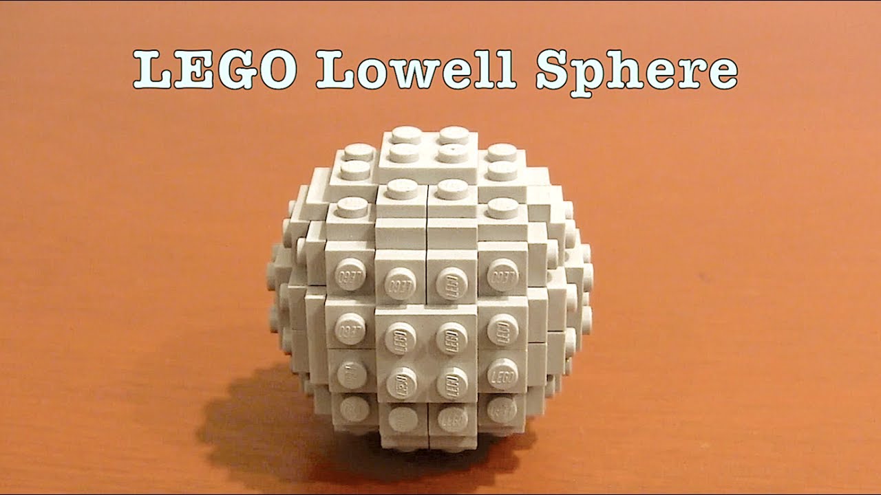 How to Build a LEGO Lowell Sphere / Round LEGO Ball