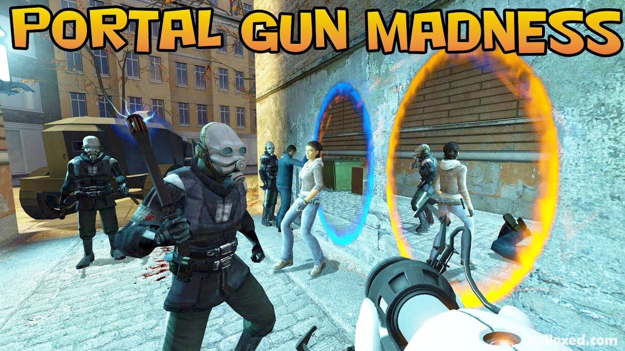 Half-Life 2 with the Portal Gun!
