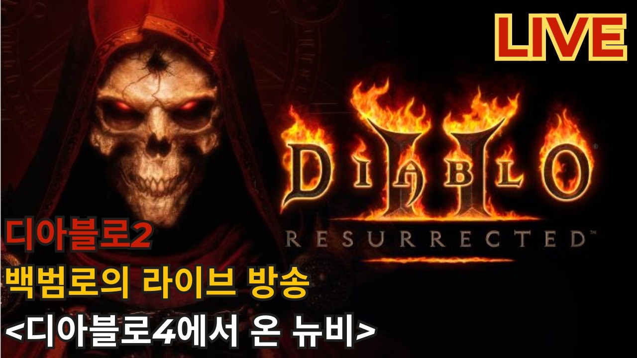 [디아블로2] 뉴비의 첫 디아2 래더는 재밌을까?