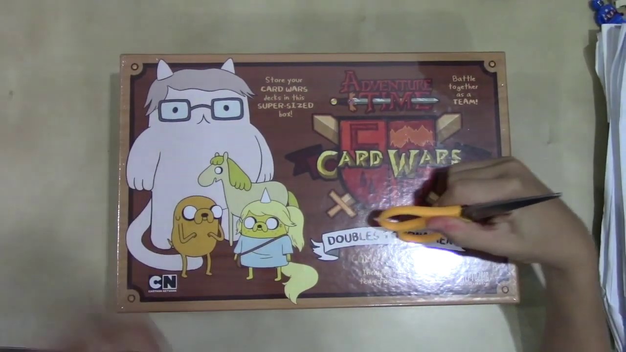 Adventure time card wars doubles tournament collecter's set unboxing Feat.Daniel (Part 1)