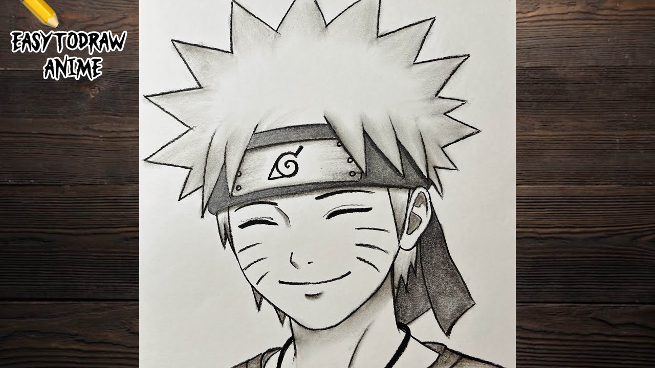 How to draw Naruto Uzumaki step by step || Easy Naruto sketch || Naruto drawing tutorial 