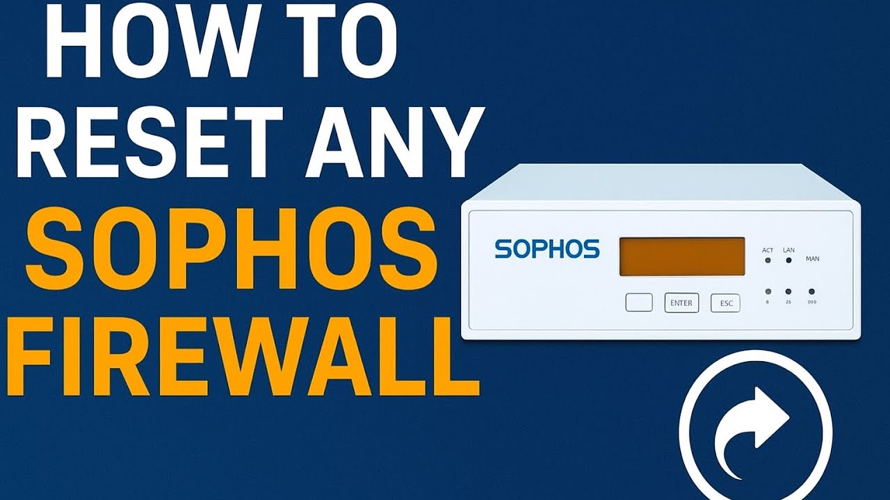 How to reset any sophos firewall || in 2 minutes🤔😳|| #sophos #technical #tech #technology #firewall 
