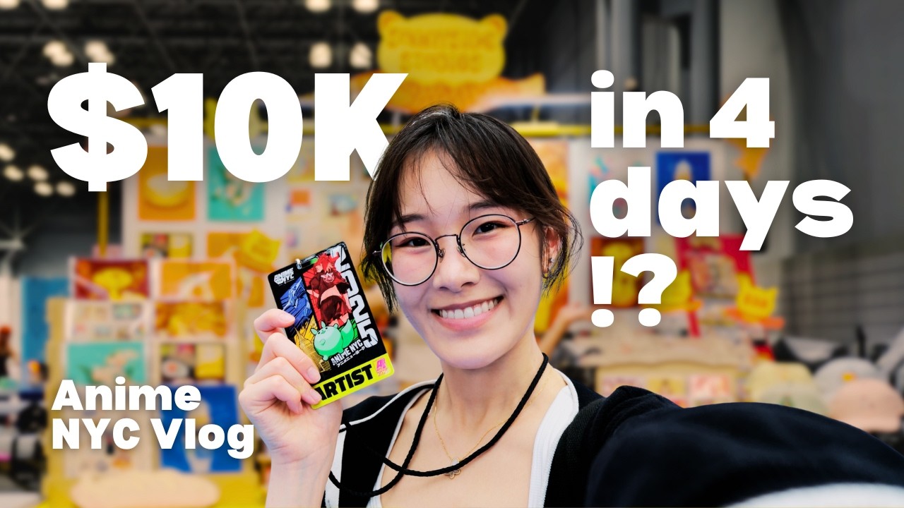 💰 Я заработал 10 000 долларов на своём ПЕРВОМ аниме-конвенте?! (Anime NYC Vlog 2025)