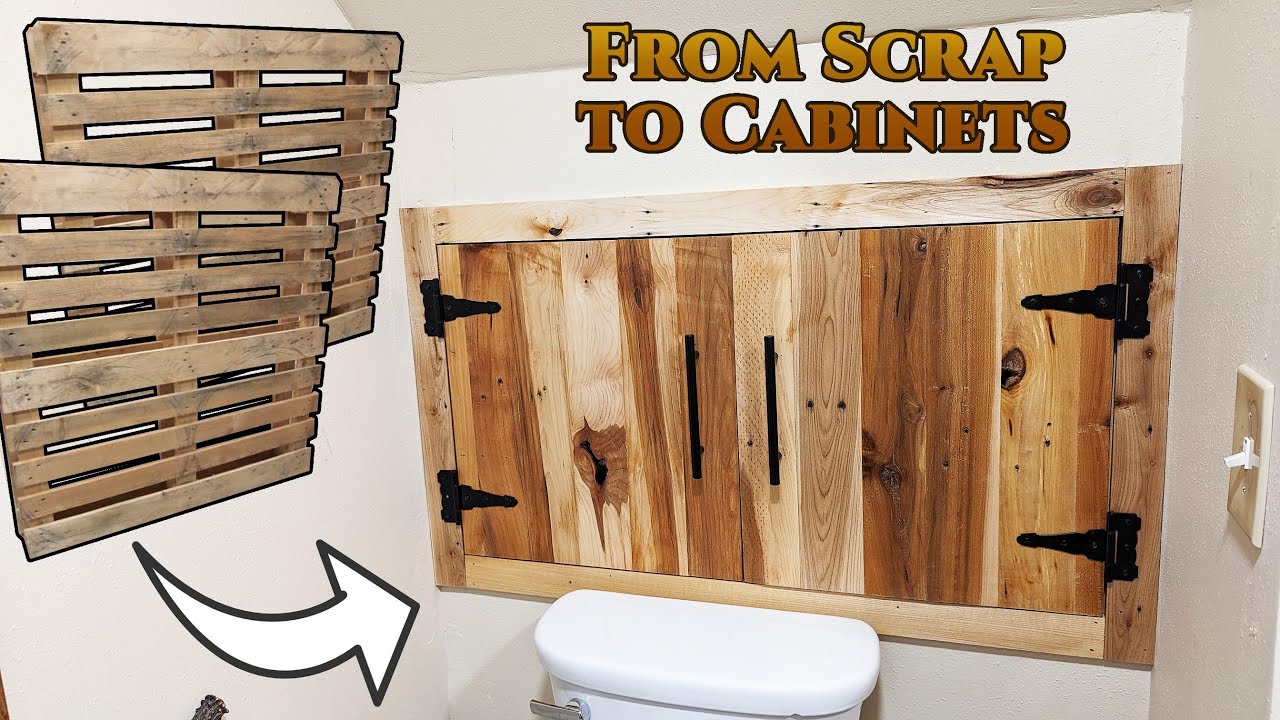 Awesome Pallet Project DIY Rustic Cabinets