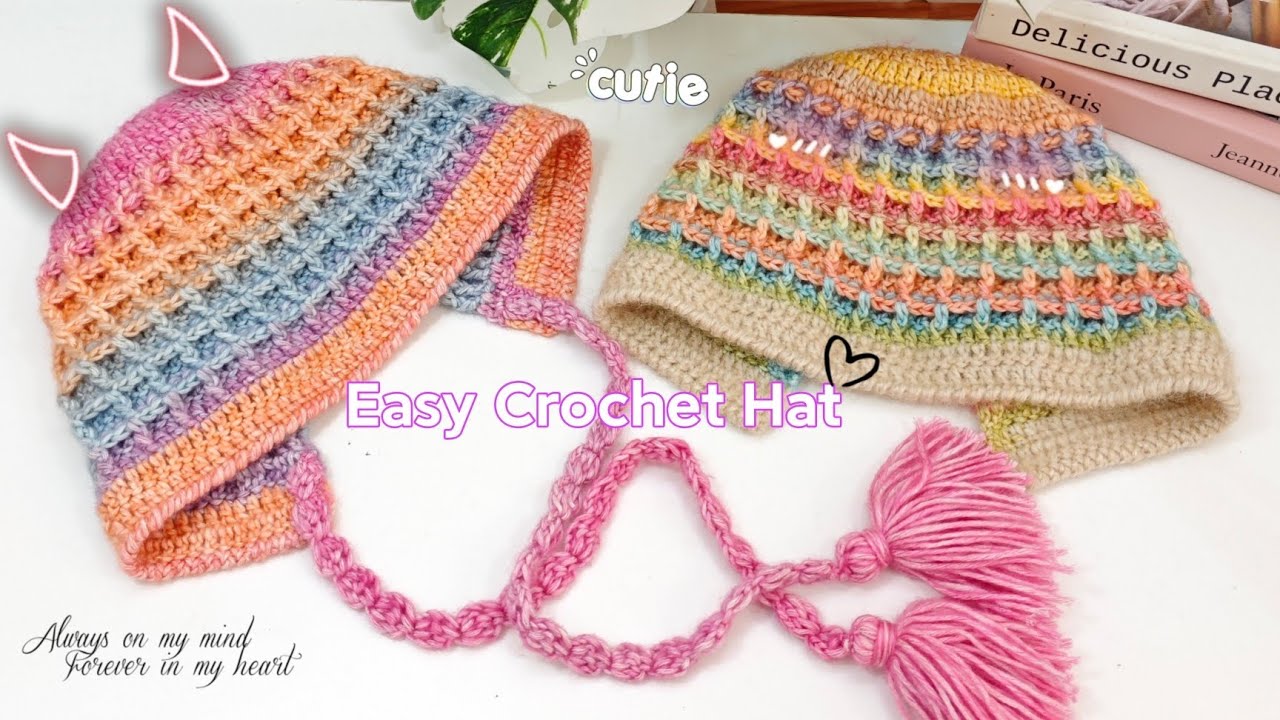 Crochet Hat Tutorial| Cozy Craft|Beginner Friendly 
