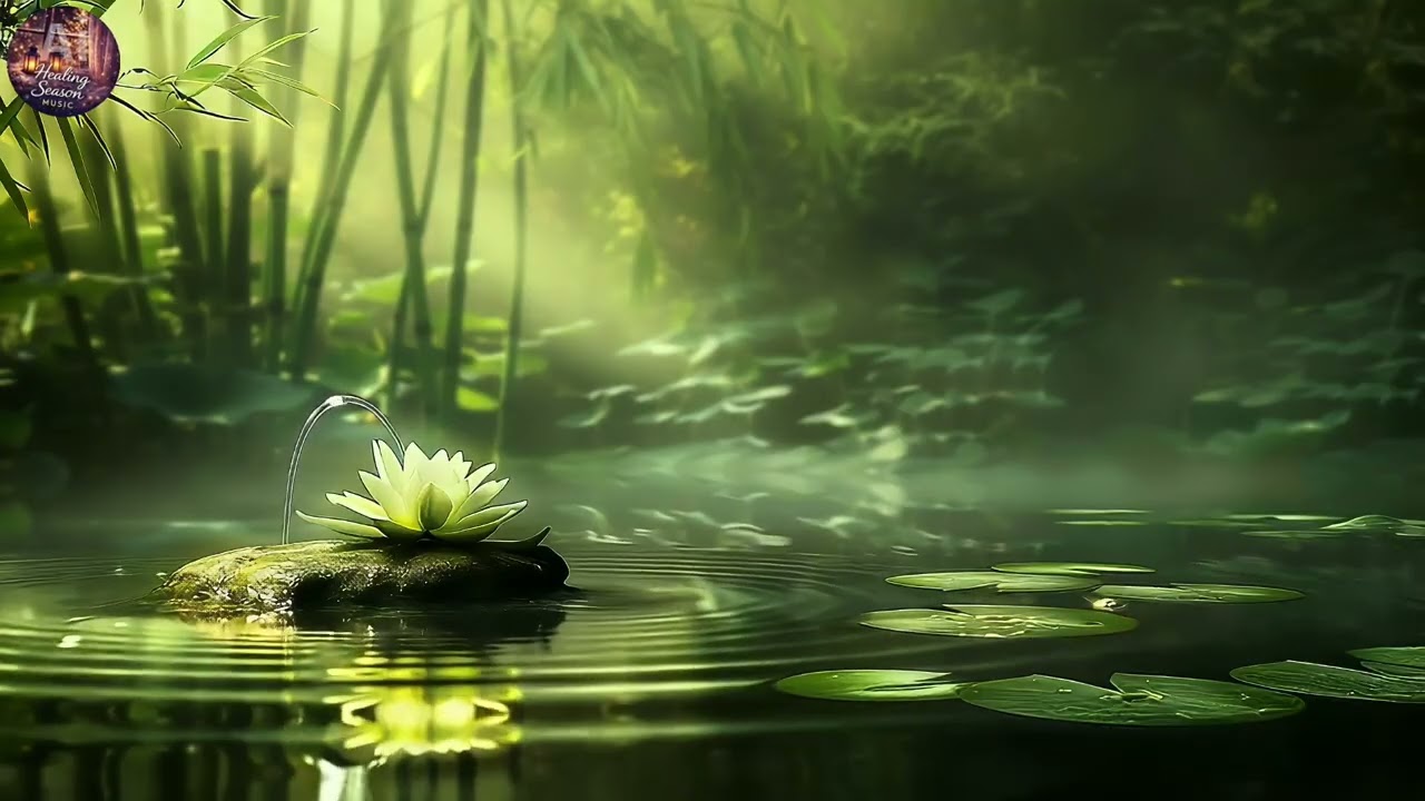 Spa & Deep Relaxation & Sleep Music | Relieve Stress, Heal Body & Soul | Piano, Water Stream & Birds