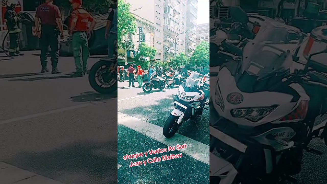 Choque y Vuelco Av San Juan y Calle Matheu martes 06 de enero 2026