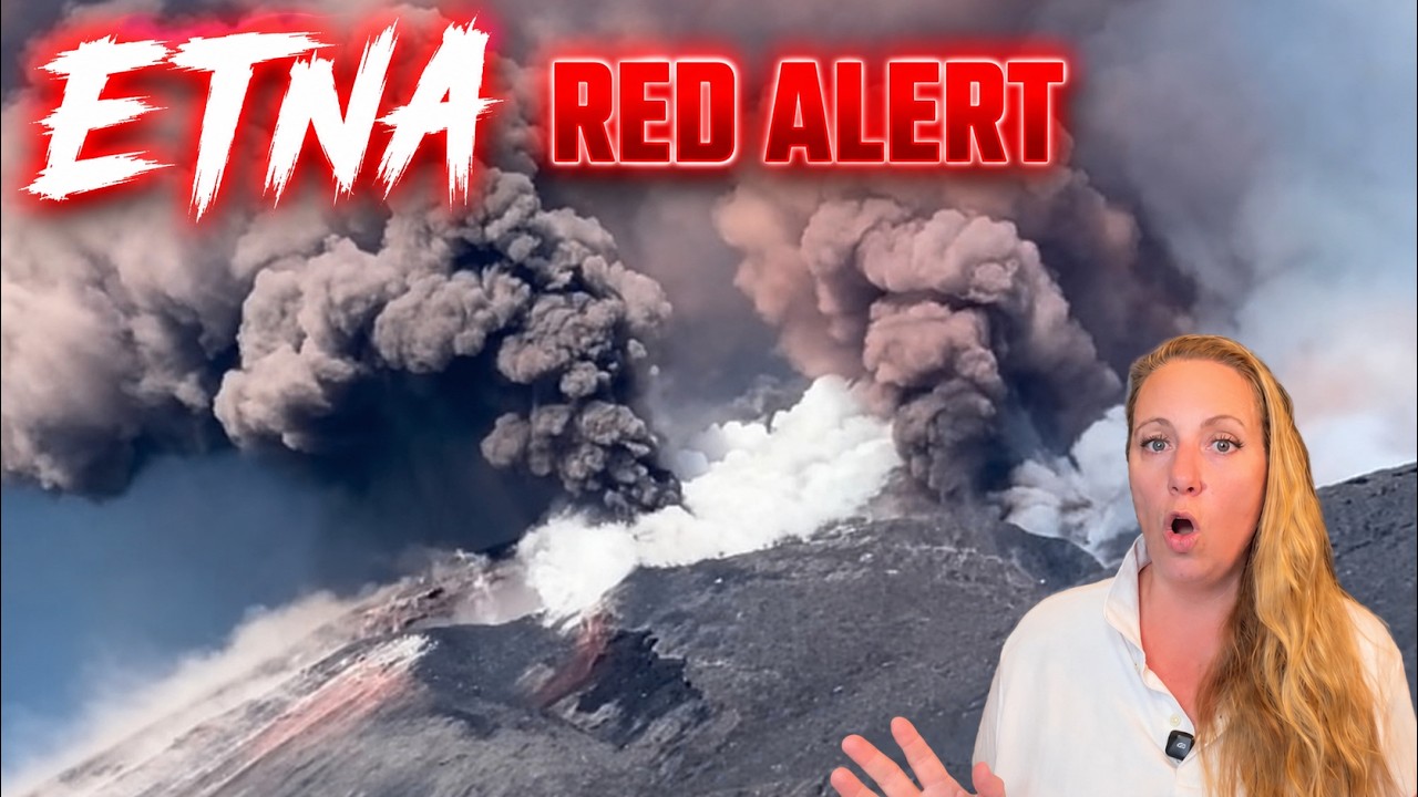 TWO VENTS ! Explosions Are Getting Stronger - Italy's ETNA VOLCANO just went RED !