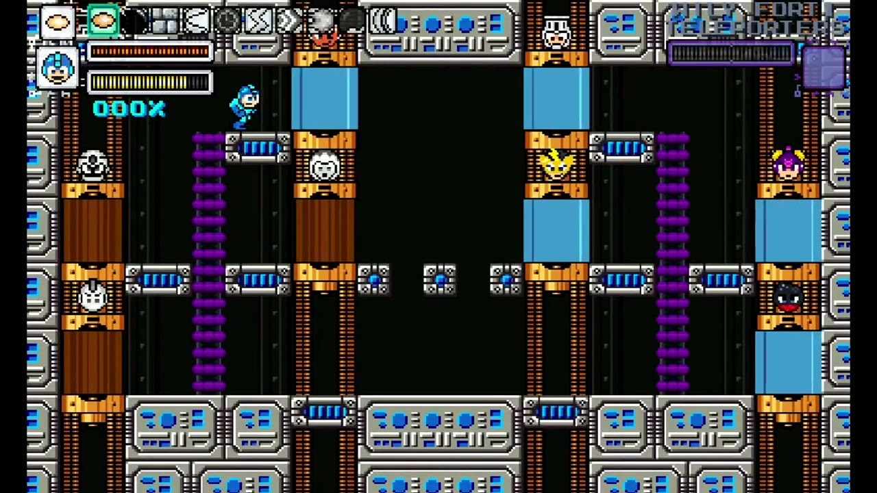 Mega Man Again - Wily's Fortress Stage 4