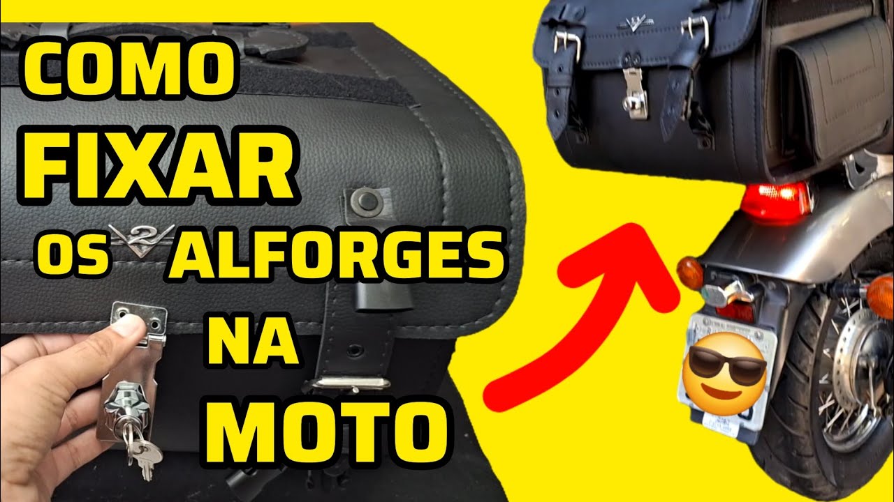 Como INSTALAR um ALFORGE traseiro FIXO na sua MOTO