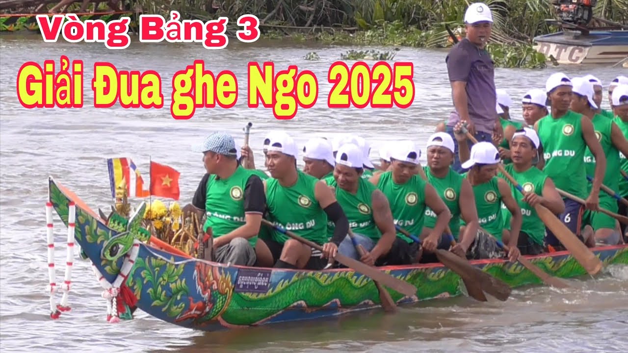 Vòng Bảng 3 Vòng Cuối Giải Đua ghe Ngo Tp Cần Thơ 2025