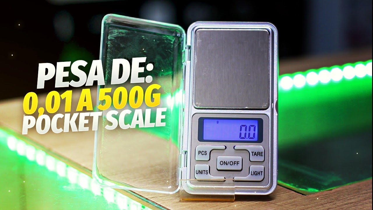 Mini Balança Digital De Alta Precisão (Pocket Scale) Testamos todas as suas Funções.