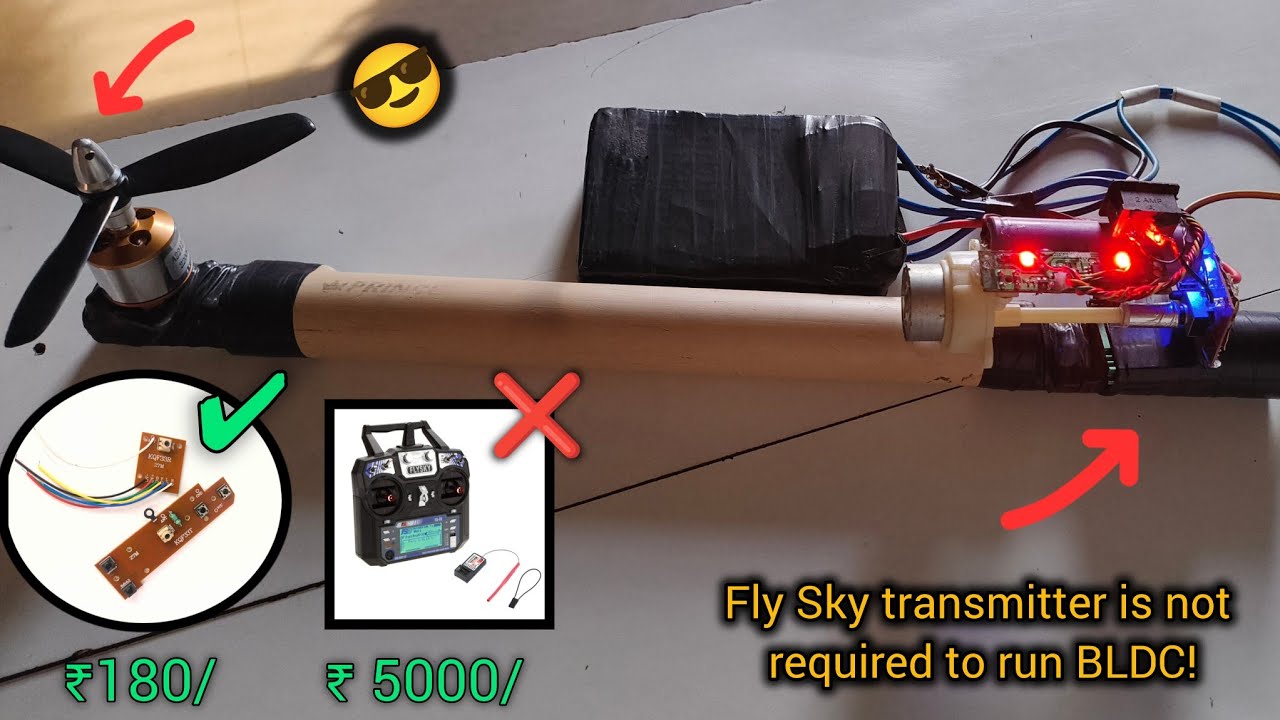 Fly Sky transmitter is not required to run BLDC! | By Any Other Technical India 😎
