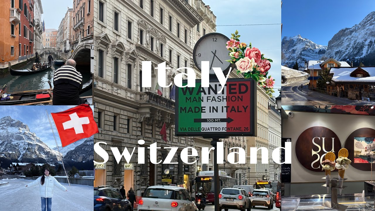 【ヨーロッパvlog】イタリア🇮🇹スイス🇨🇭