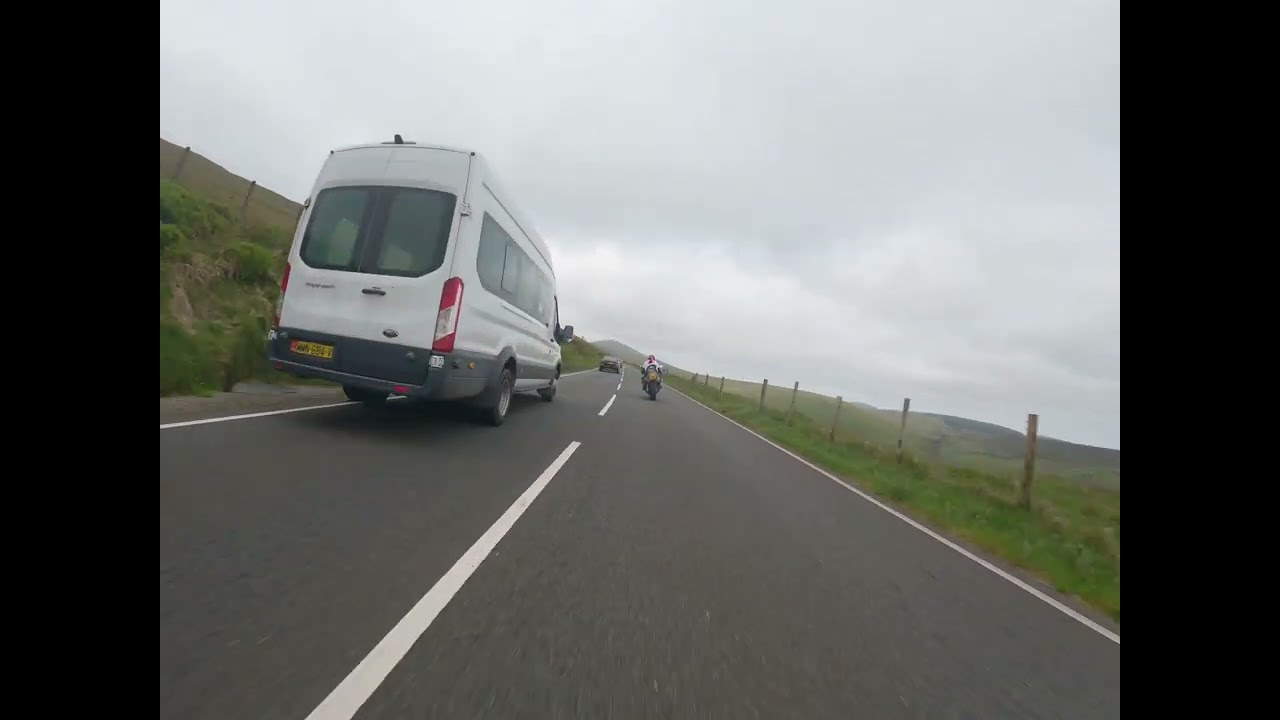 Janey's FAST smooth run over the mountain on her Yamaha R6 
