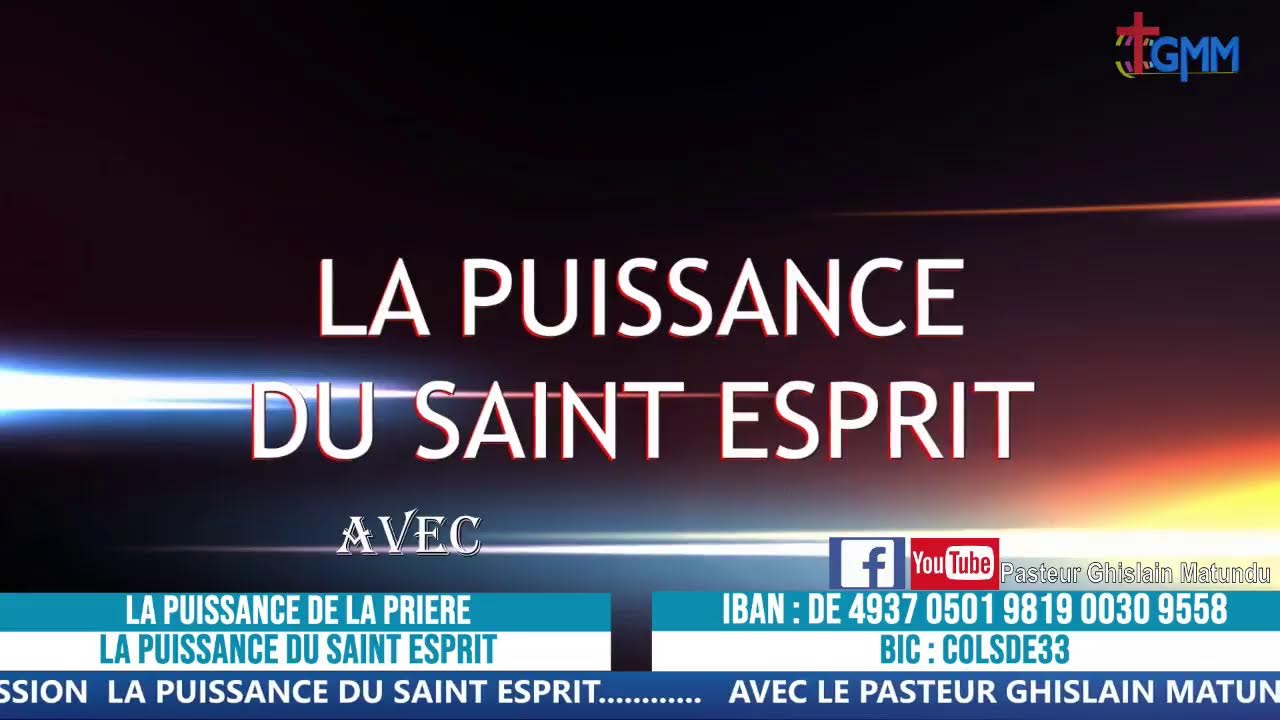 JEÛNE DE MERCREDI  / LA PUISSANCE DE LA PRIERE  / GHISLAIN MATUNDU