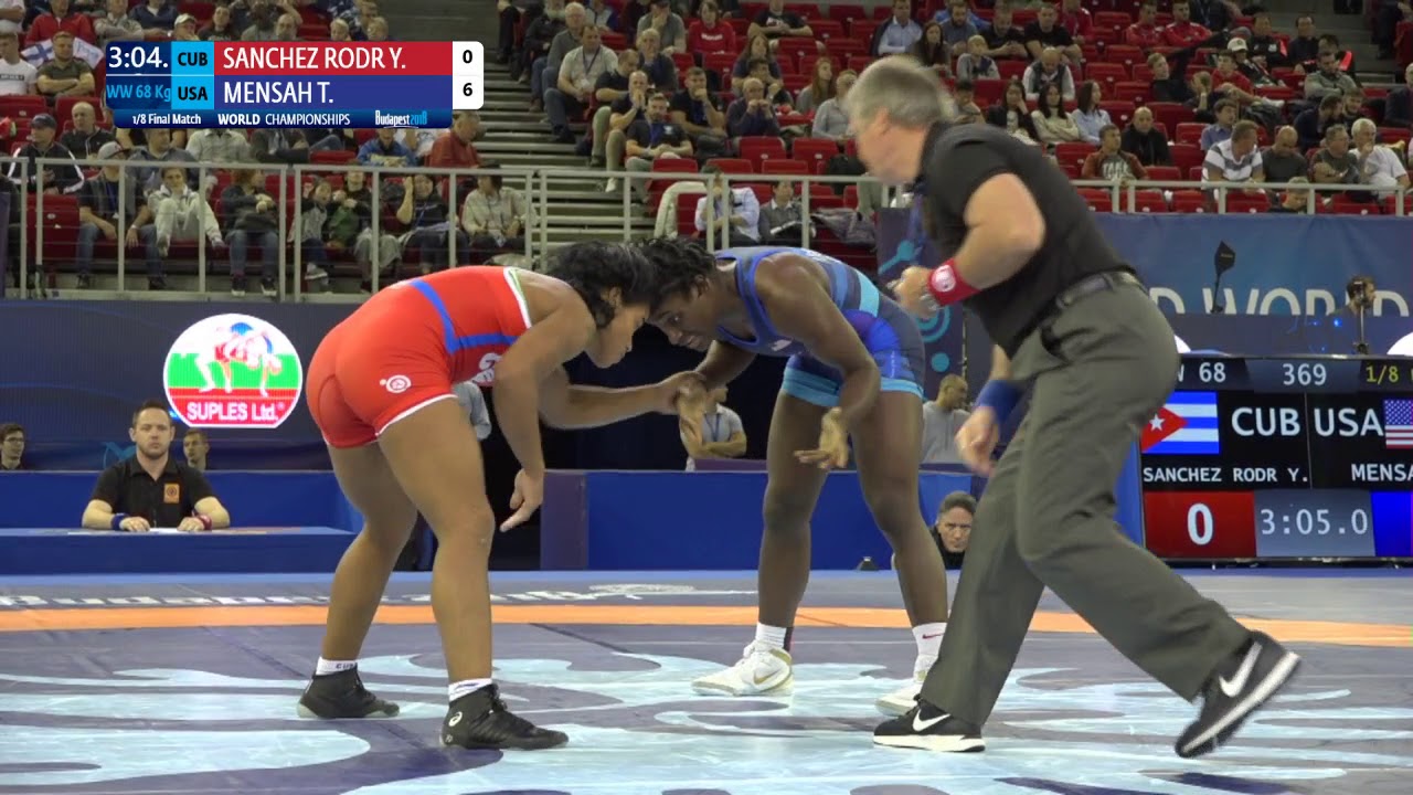 1/8 WW - 68 kg: Y. SANCHEZ RODR (CUB) v. T. MENSAH (USA)