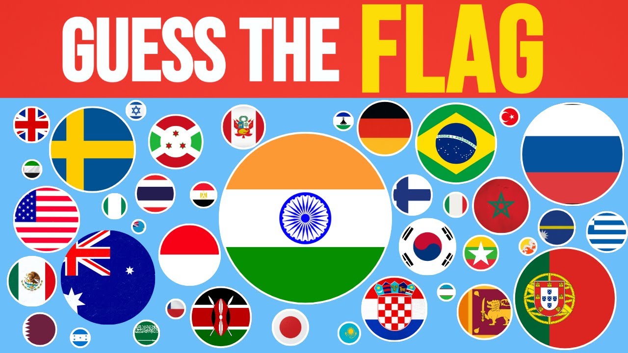 GUESS THE FLAG: Can You Identify All 80 Countries? | Flag Challenge