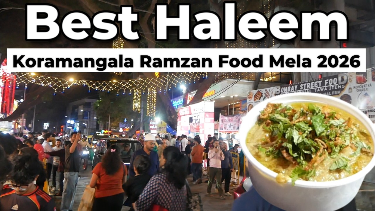 Koramangala Ramzan Street Food | Best Haleem in Bangalore Ramadan 2026 | Top Kababs, Biryani & More