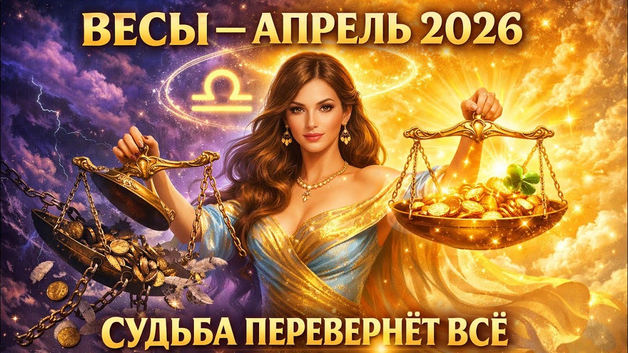Весы — Апрель 2026: Судьба Перевернёт Всё в Один День… Вы Будете Удивлены