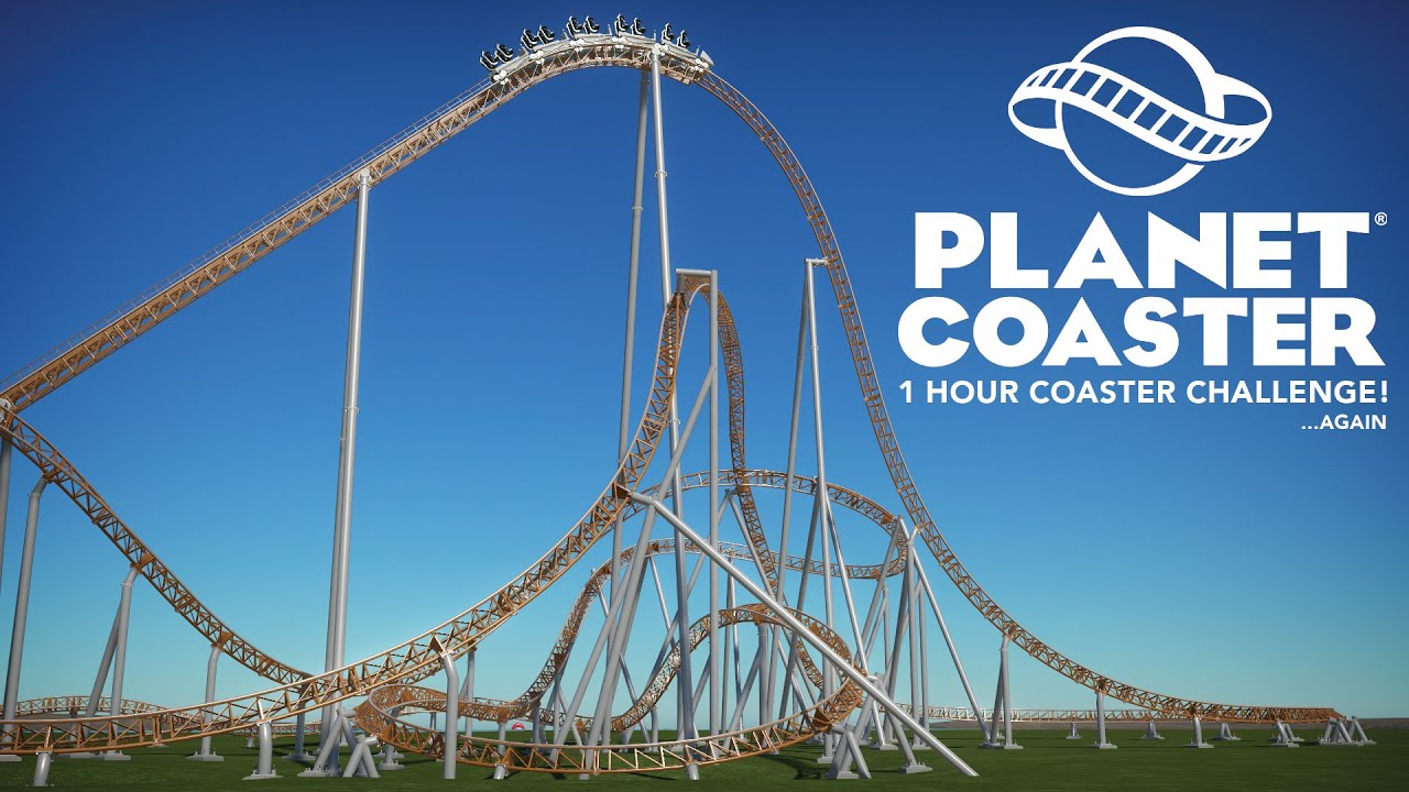 Can you build a SMOOTH roller coaster in 1 hour in Planet Coaster?