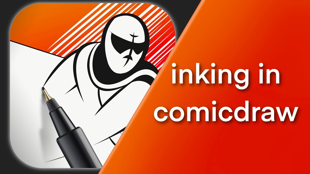 Inking in ComicDraw App on the iPad Pro