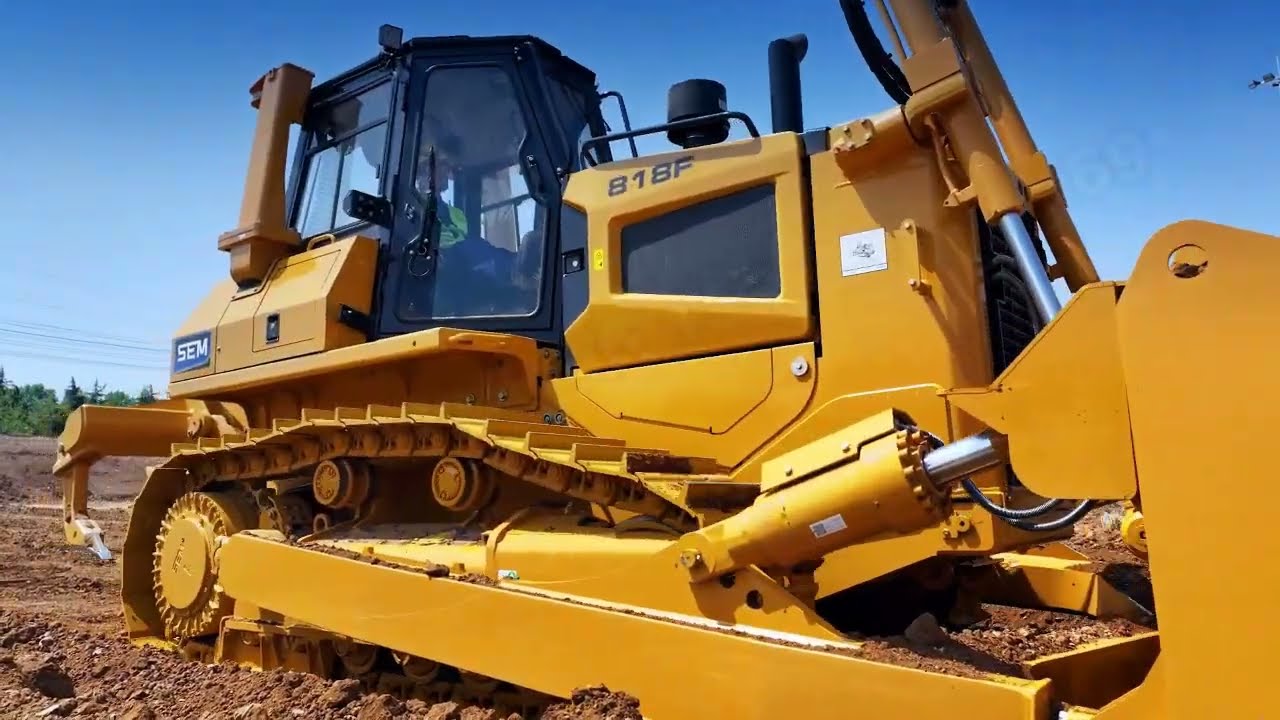SEM818F Track Type Tractor Bulldozer 188hp Dozer#dozer #bulldozer #dozers #caterpillar #dozerworking