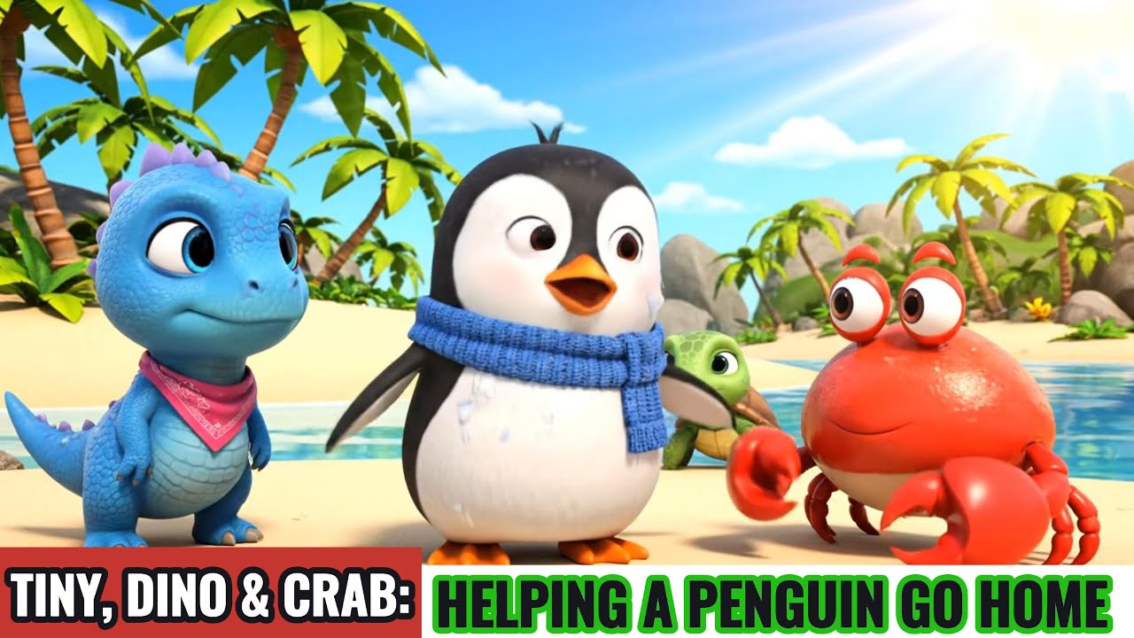 Tiny, Dino & Crab: Helping a Penguin Go Home