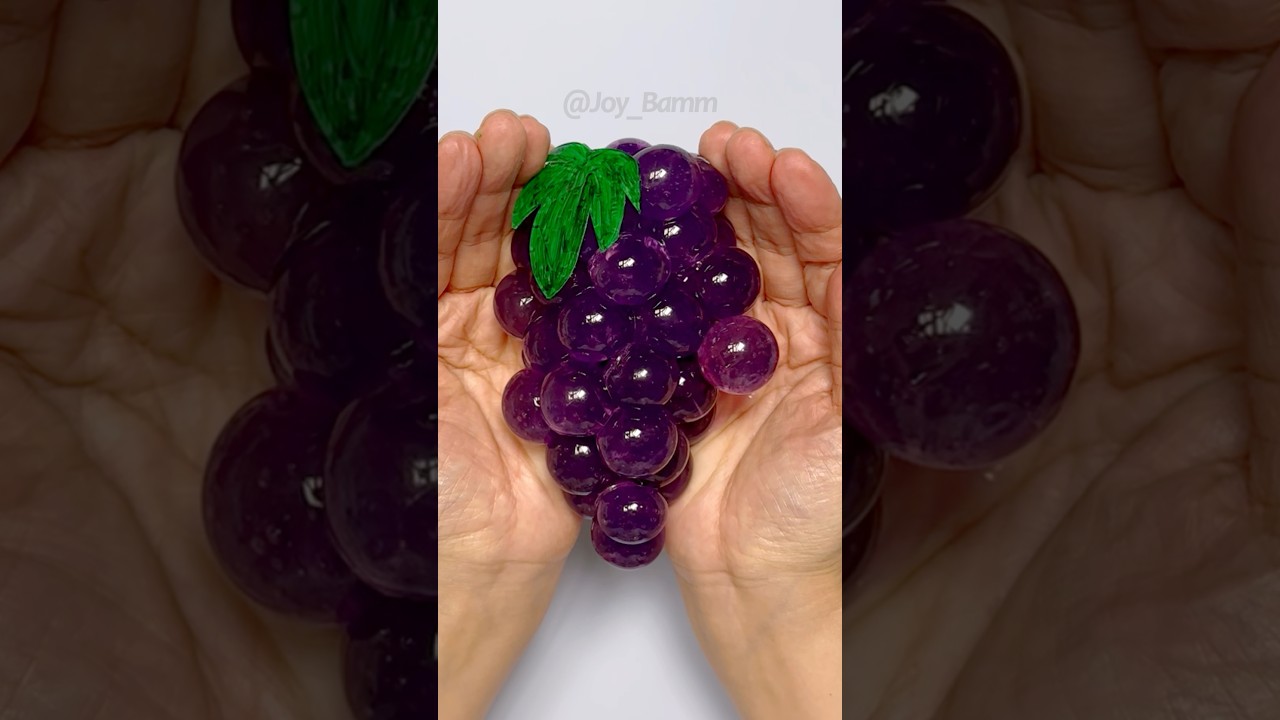 포도 만들기🍇Grape DIY with Nano Tape! #실리콘 테이프