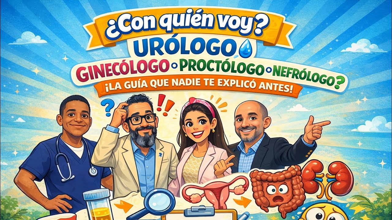 Ep 3 Con quién voy: urólogo, ginecólogo, proctólogo o nefrólogo? 🤯La guía que nadie te explicó antes