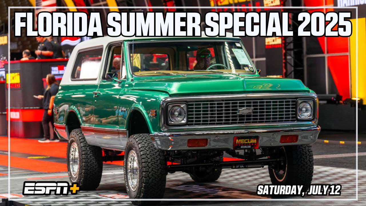 Mecum Florida Summer Special 2025 Full Broadcast: Saturday, July 12