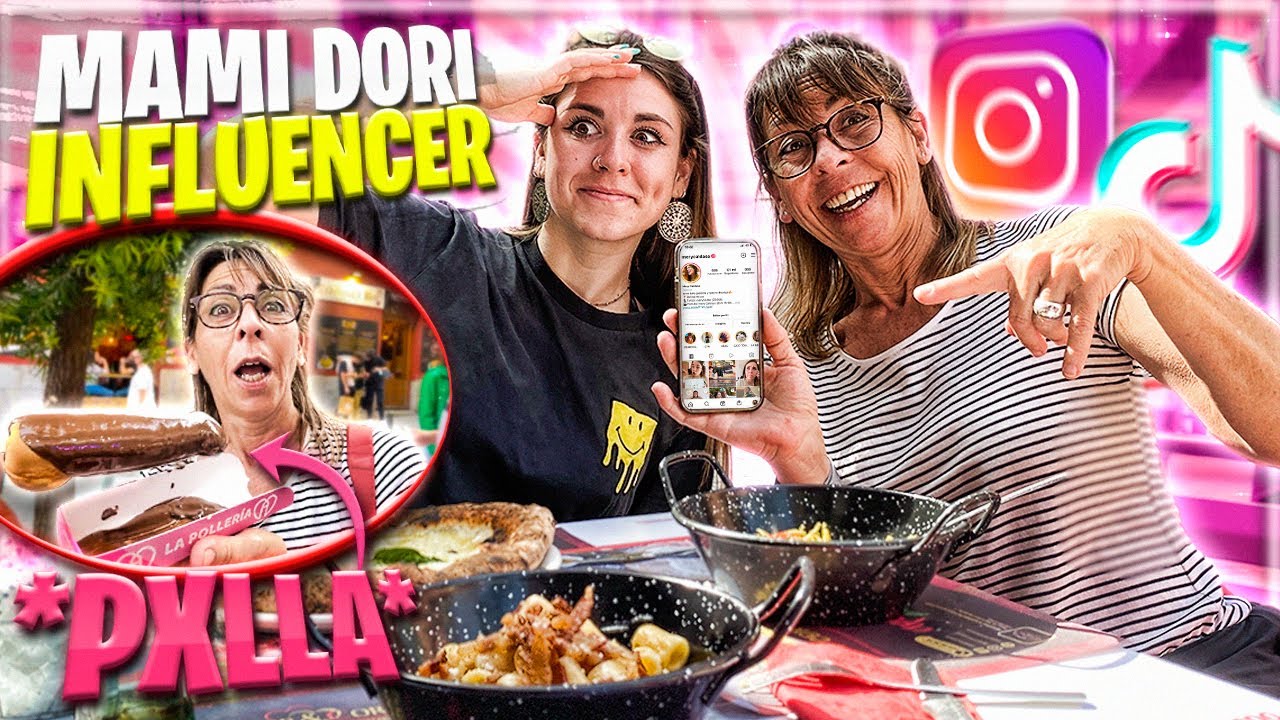 CONVIERTO a MAMI DORI en INFLUENCER por UN DÍA!!!!🔥👑 *se come una p*ll4 de colaboración* 🍆😂
