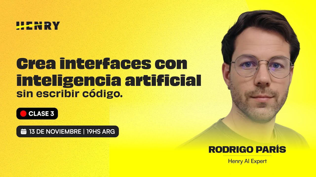 Aprende a crear interfaces con Inteligencia Artificial sin escribir código
