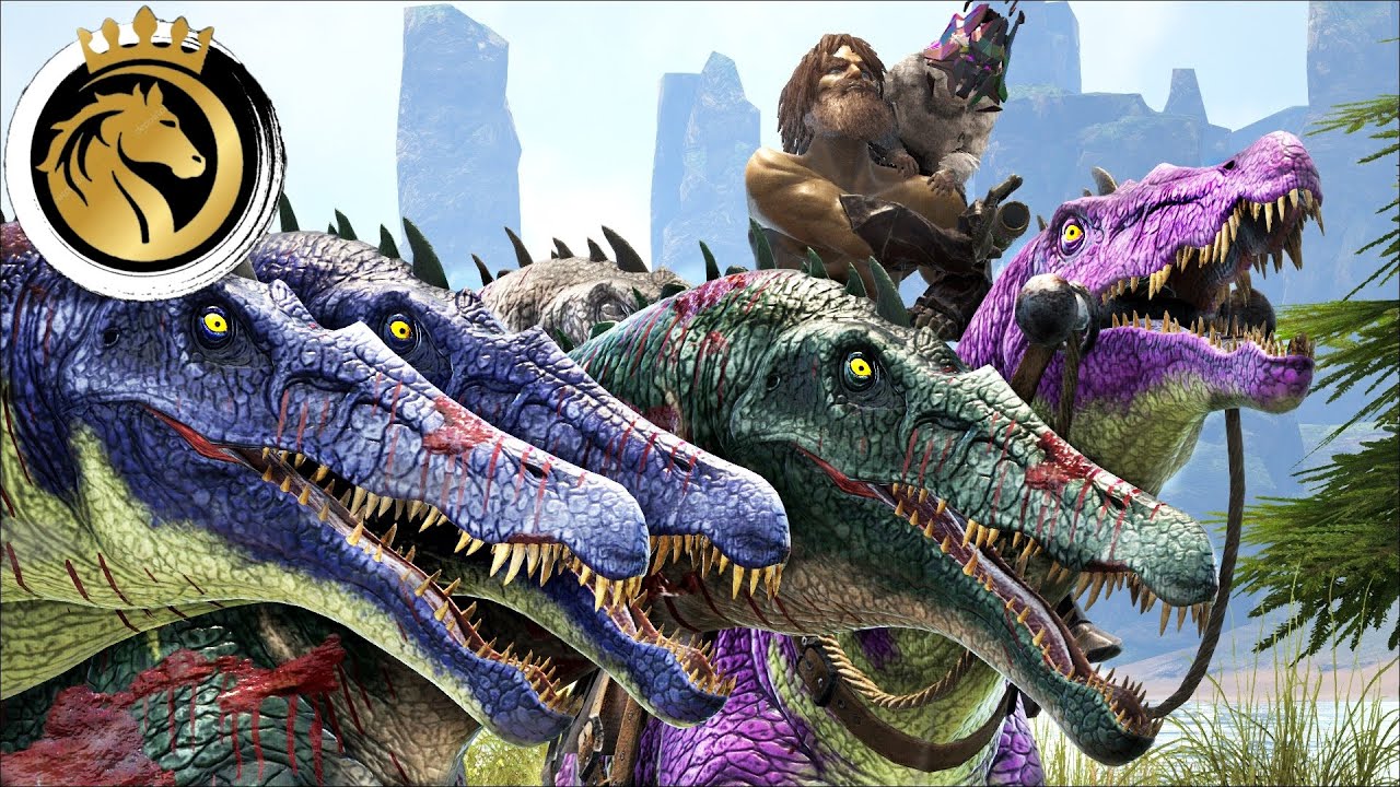 Ark türkçe Mutasyon Baryonyx Ordusu ile dolaşma | ARK Survival Evolved The Center (MODSUZ) I S1B43
