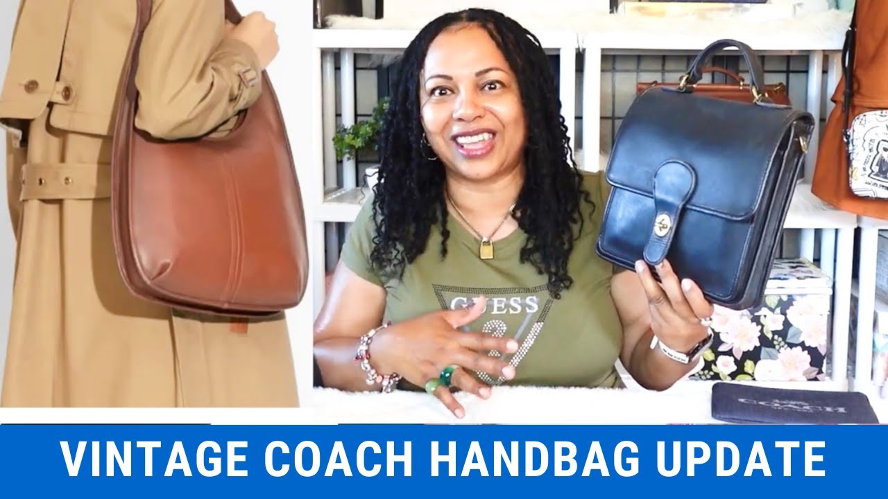 🤯👜 Vintage Coach Handbag Update Vintage Coach Rambler Station & City Bag from my Collection #coach